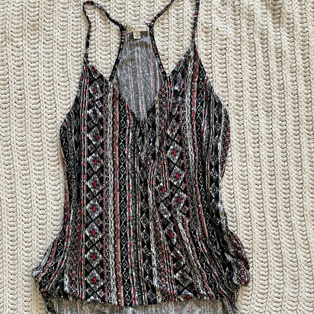 Cute printed tank top